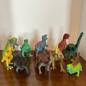 Dinossauros Toy Bundle with 10